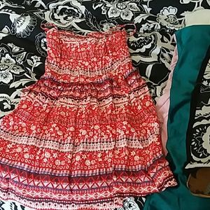 Peasant bohemian dress